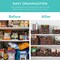 Best Choice Products Set of 4 16x12in Woven Water Hyacinth Pantry Baskets w/ Chalkboard Label, Chalk Marker